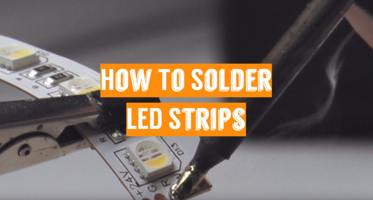 How To Solder LED Strips