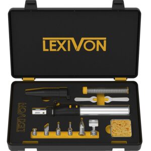 LEXIVON Butane Soldering Iron Multi-Purpose Kit