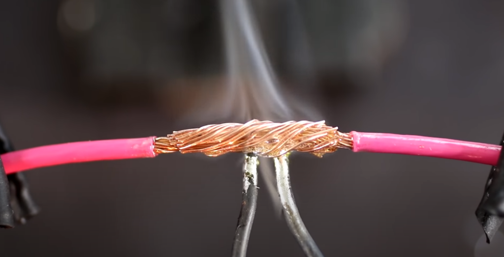 How to solder a wire to another wire