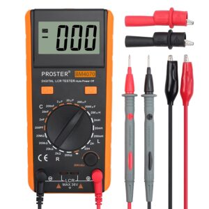 Proster LCR Meter LCR Multimeter Tester