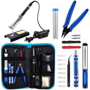 Anbes Soldering Iron Kit, Upgraded 60W Adjustable