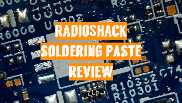 RadioShack Soldering Paste Review