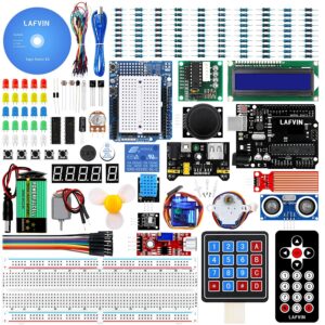 LAFVIN Project Super Starter Kit for R3 Mega2560 Mega328 Nano with Tutorial Compatible with Arduino IDE