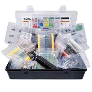 Electronic Component Assortment, Resistors, Capacitors, Inductors, Diodes, Transistors, Potentiometer, IC, LED, PCB, 2200 pcs