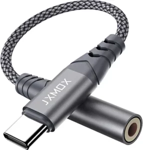 jxmox usb c headphone adapter